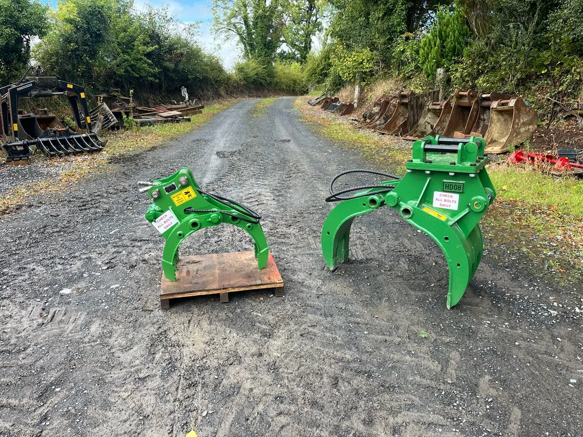 Hydraulic grabs heavy duty new - Image 1