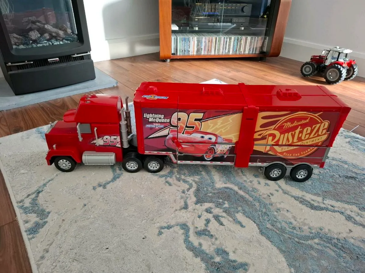 Kids Toys Blaze Lightning McQueen Wooden Tracks - Image 2