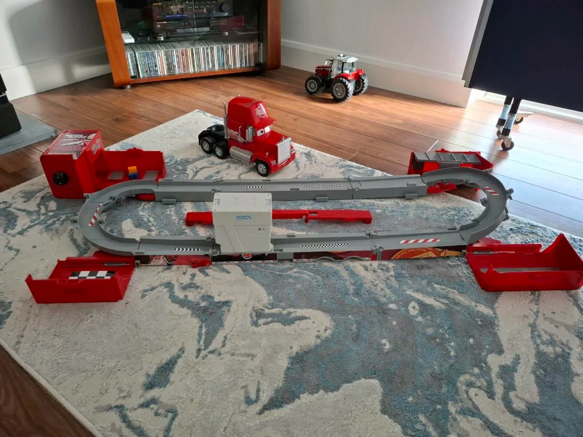 Kids Toys Blaze Lightning McQueen Wooden Tracks - Image 3