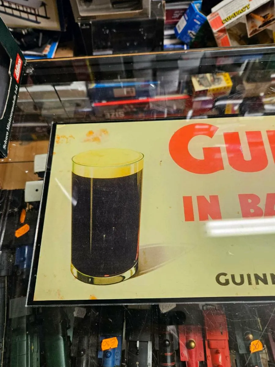 Guinness Glass Sign - Image 2