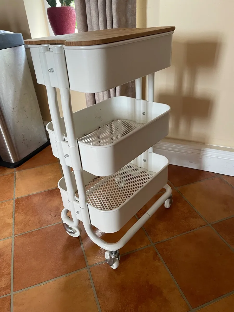 White kitchen trolley - Image 1