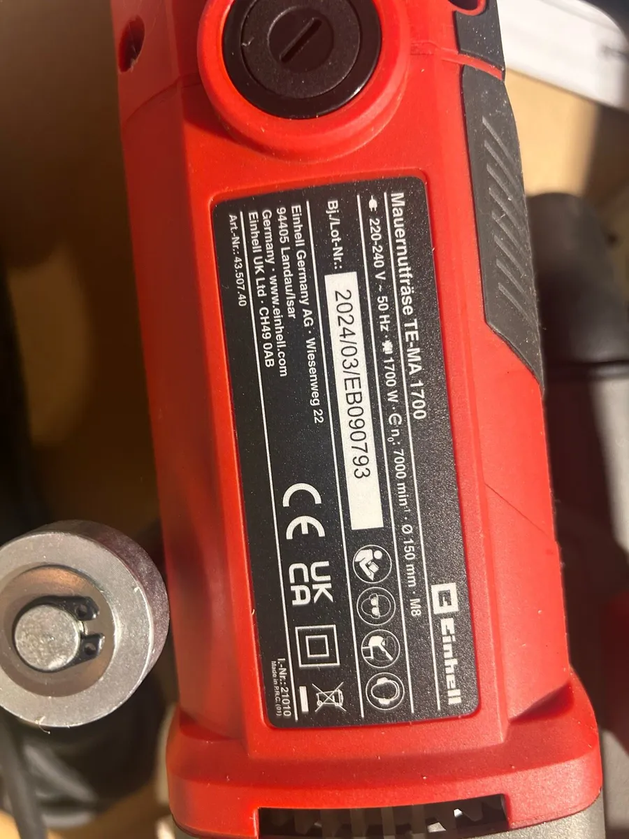 Einhell 230 Volt wall Chaser (Never used) - Image 2