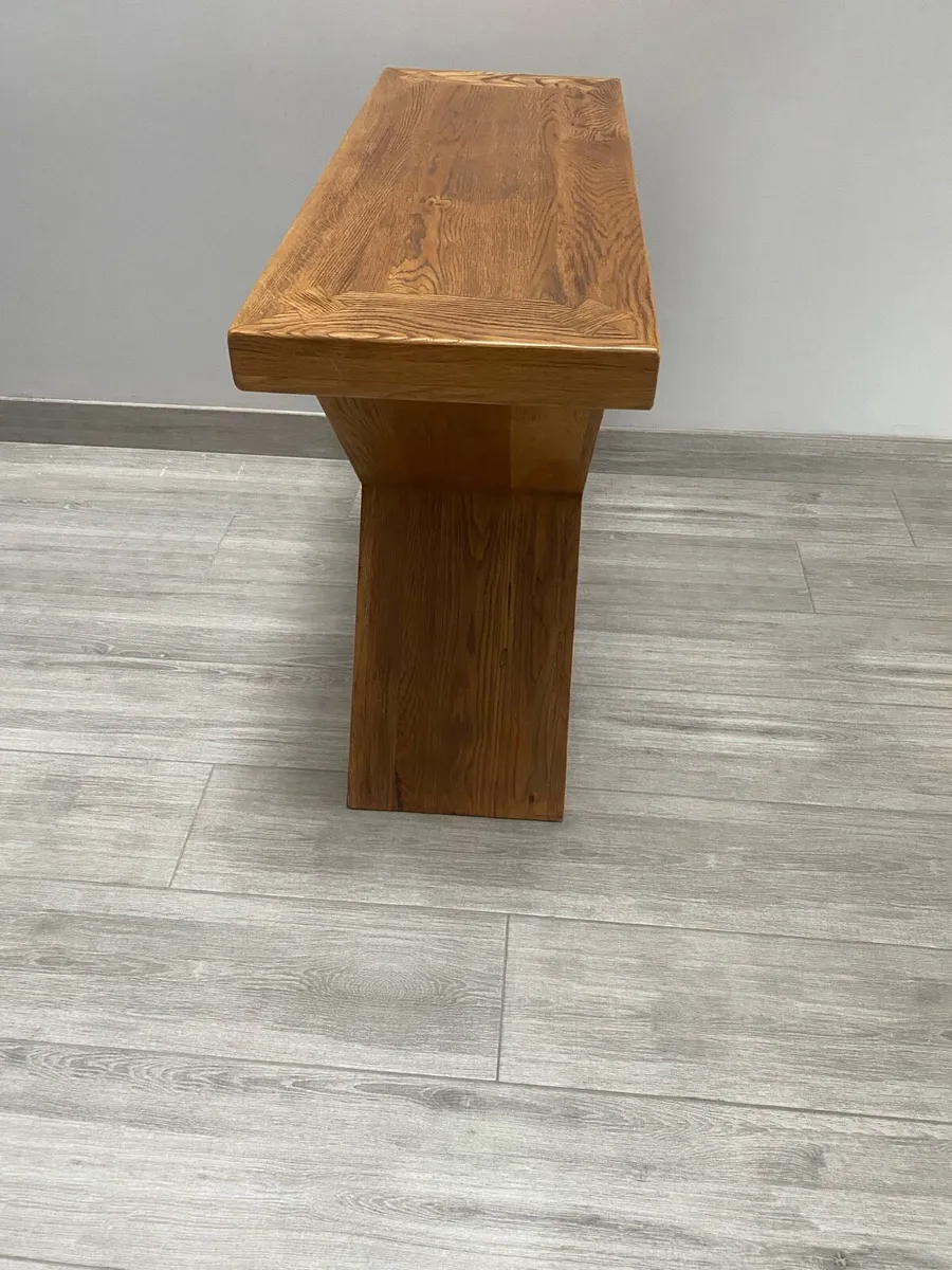 Solid Oak Wine rack / Console Table - Image 3