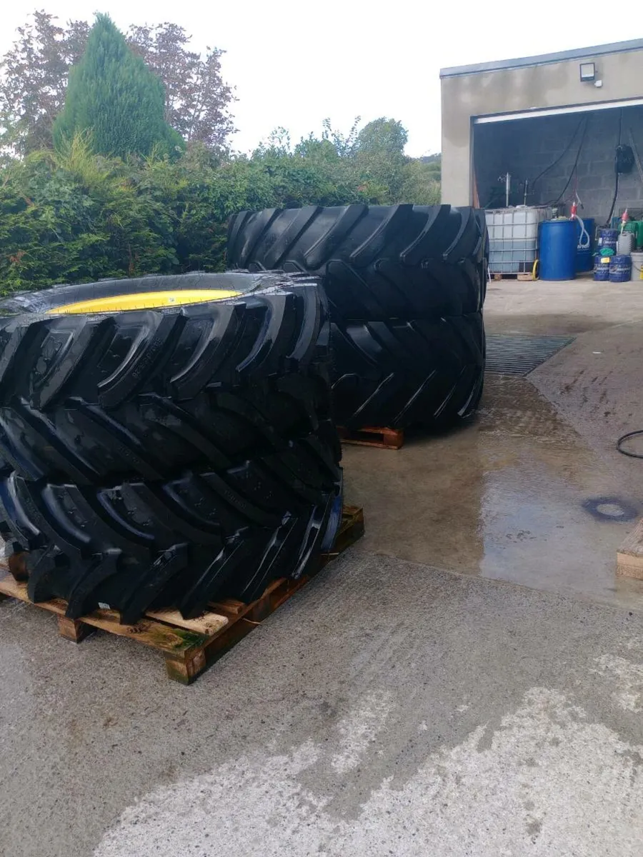 John Deere wheels and tyres 650 & 540 - Image 1