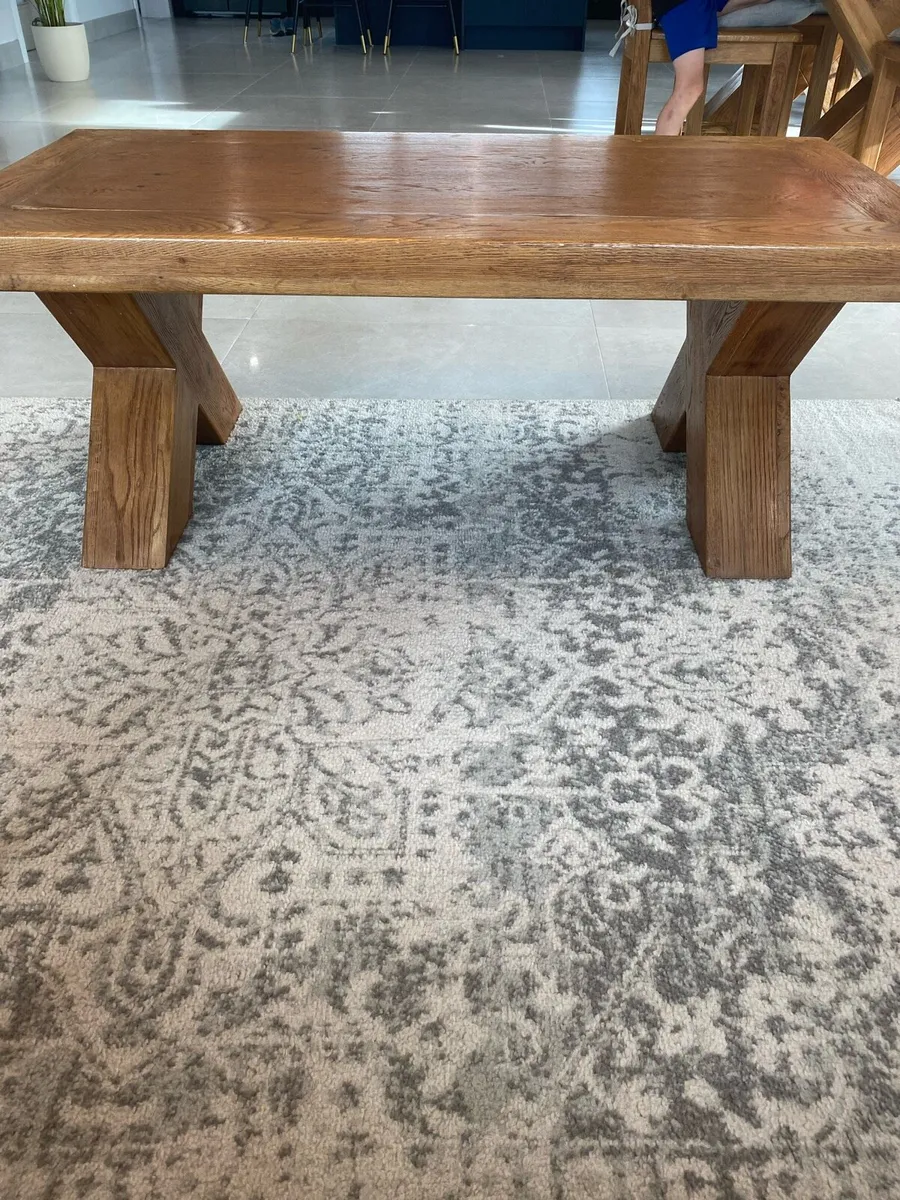 Solid Oak Coffee Table - Image 2
