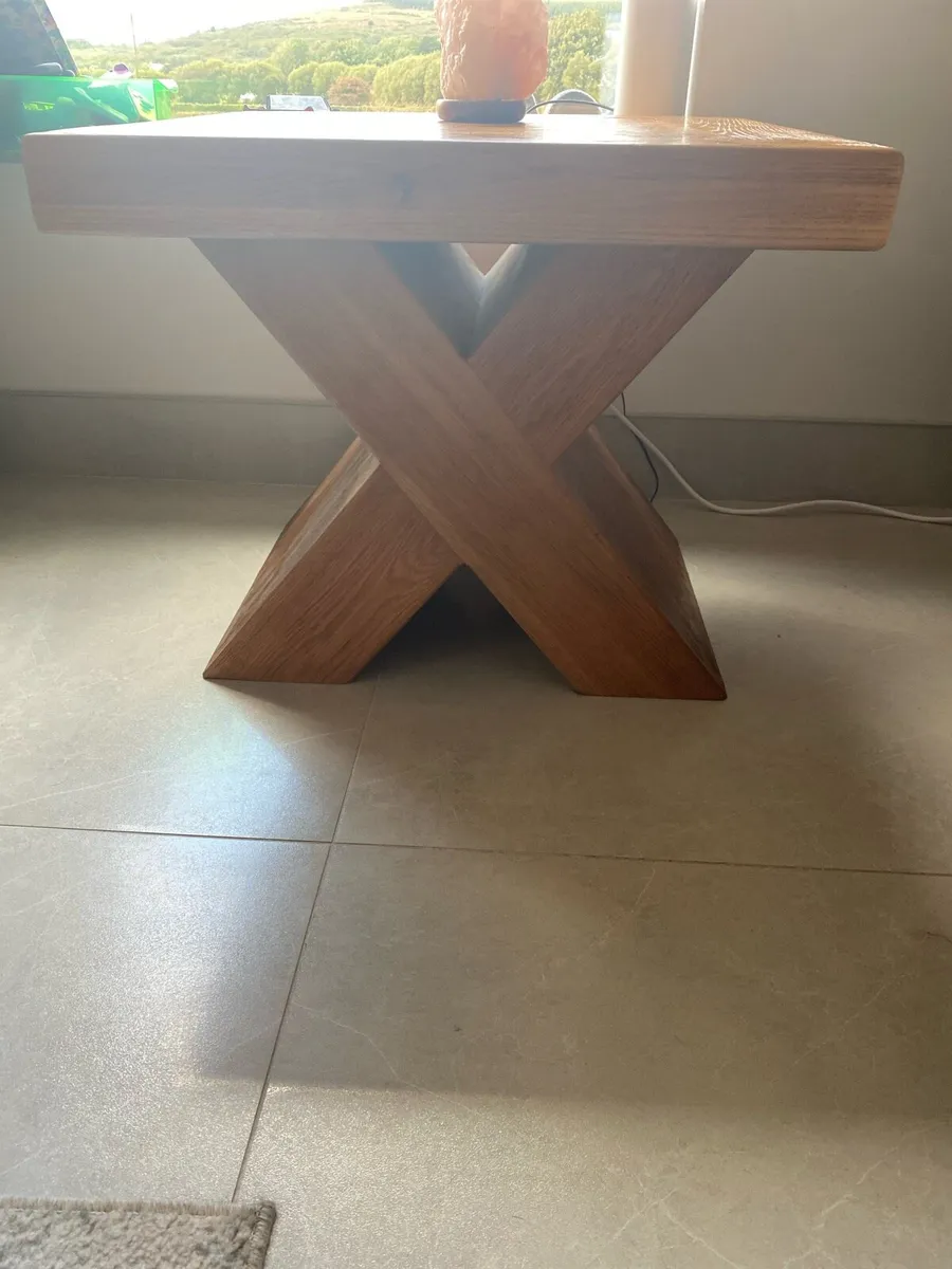 Solid Oak Side Table - Image 2