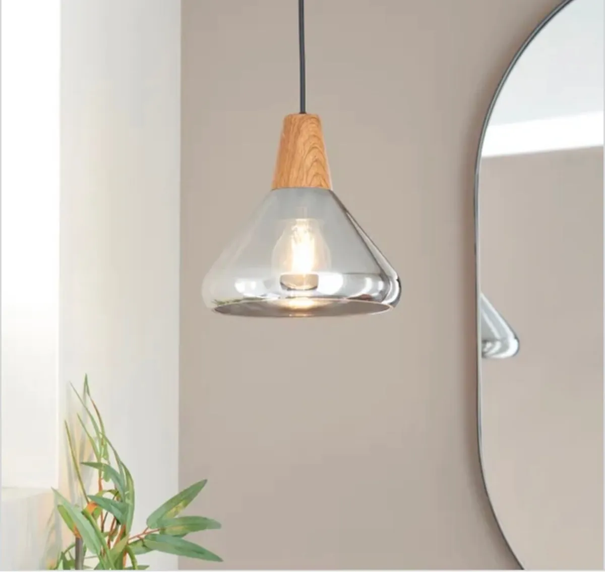 Elements Wolston Bathroom Adjustable Pendant Light - Image 1