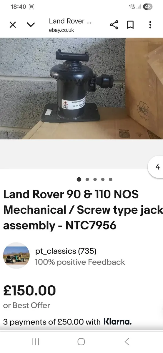 Jack for old Land_Rover - Image 4