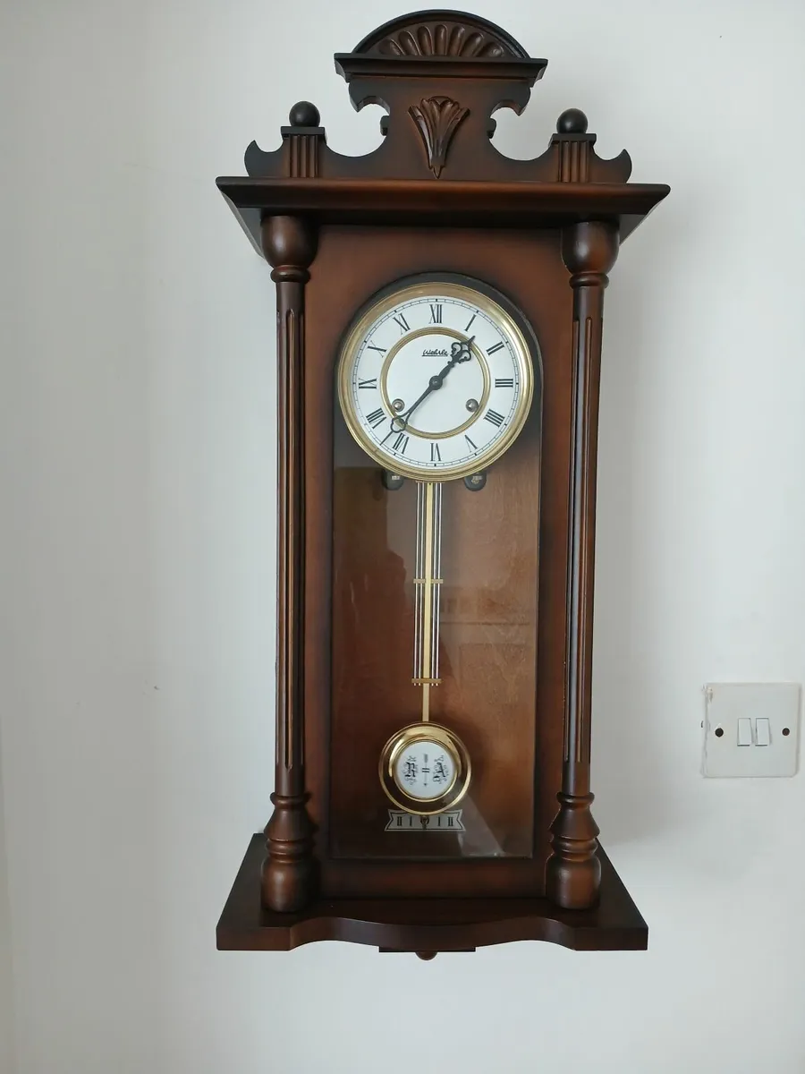 Vintage Wehrle Pendulum wind up wall clock - Image 1