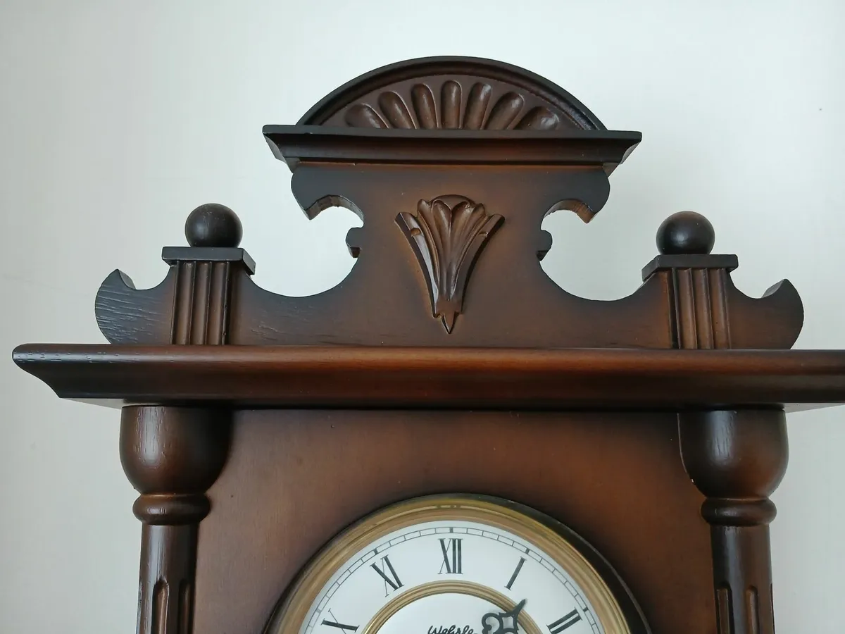 Vintage Wehrle Pendulum wind up wall clock - Image 2