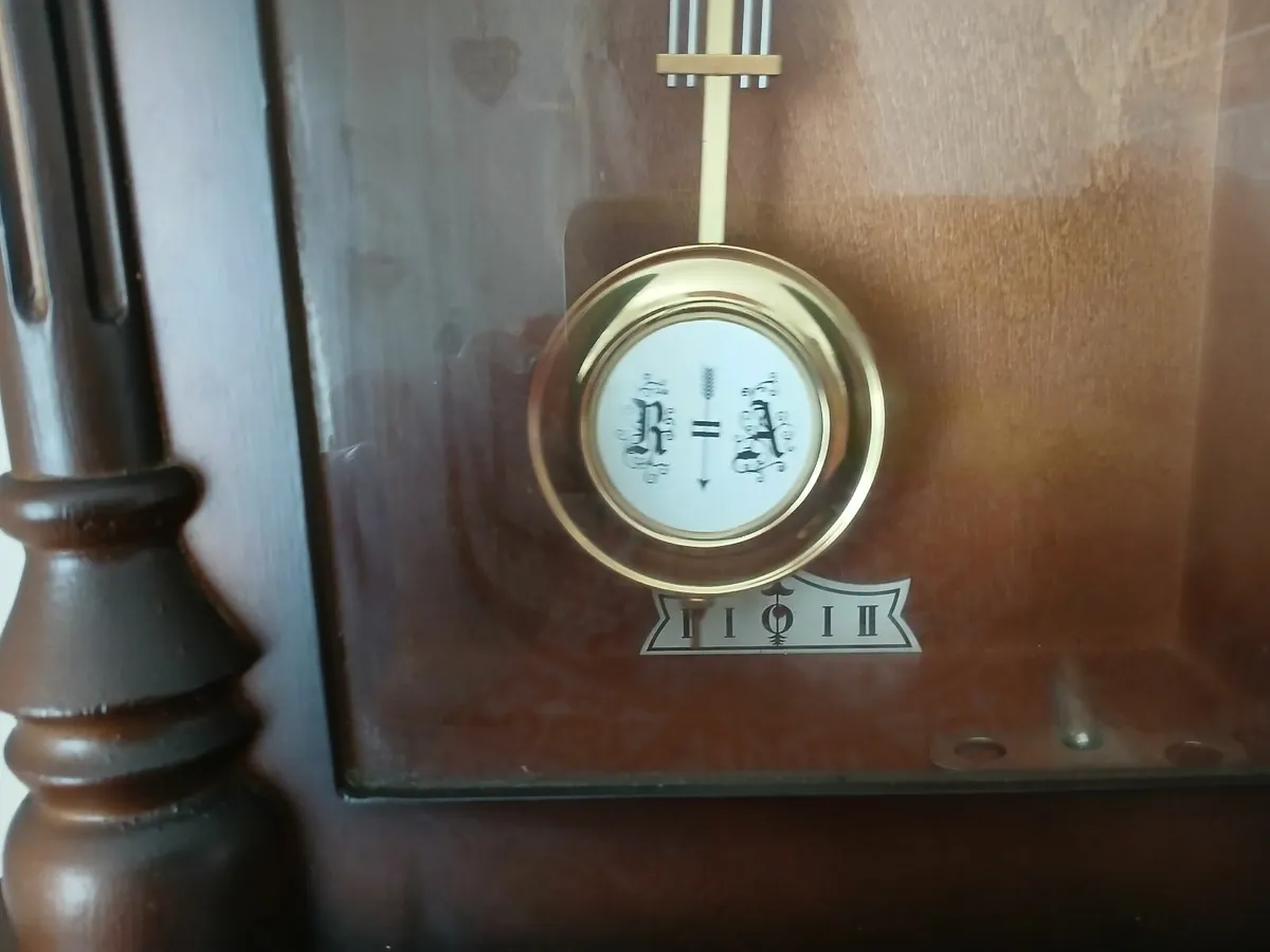 Vintage Wehrle Pendulum wind up wall clock - Image 4