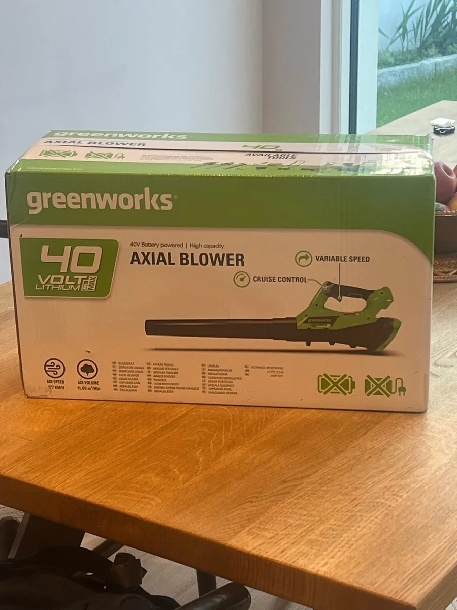 Greenworks G40AB Cordless Axial Leaf Blower - Image 2