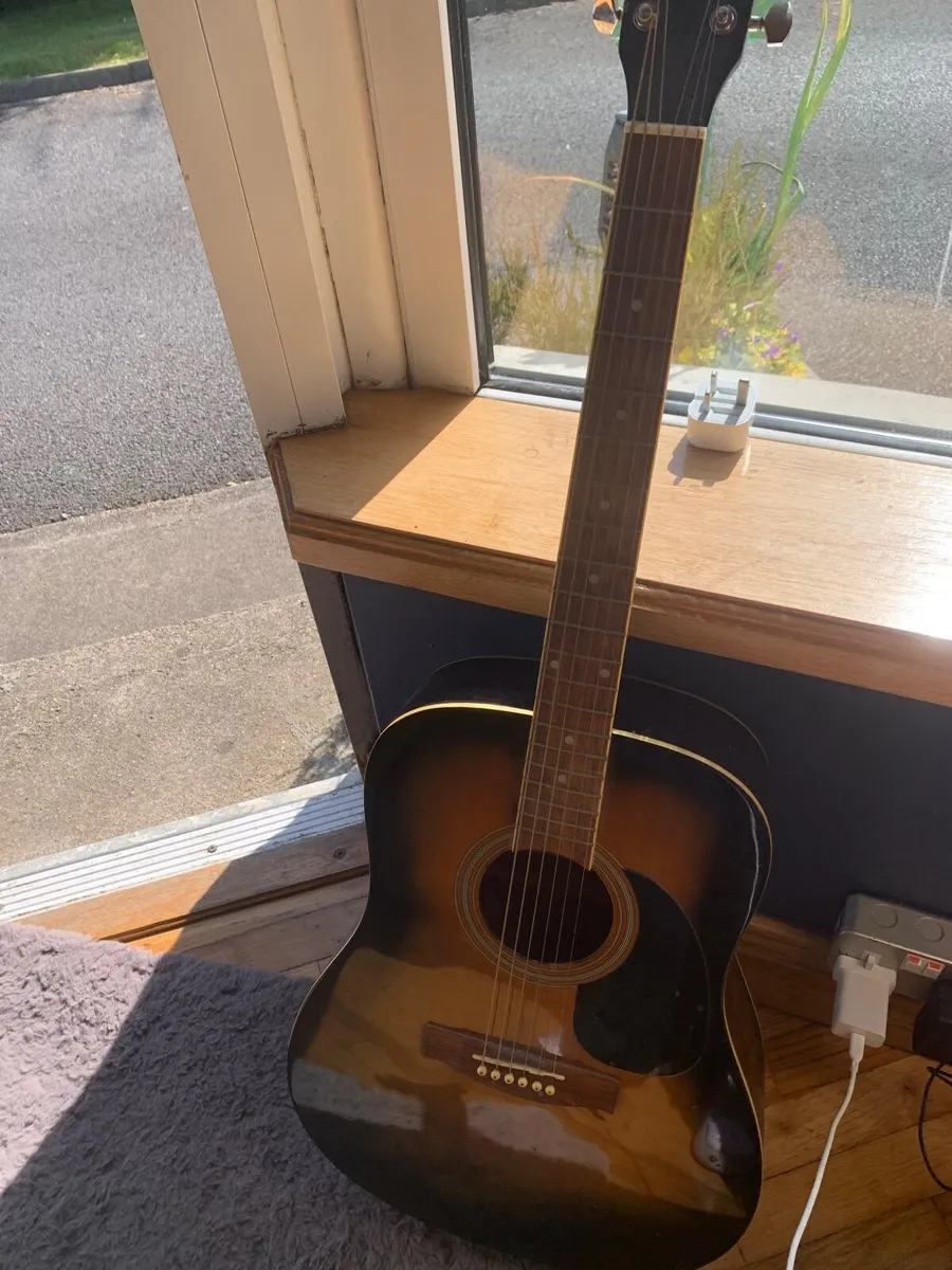 Basketball stand & net , guitar,  horse riding boo - Image 1