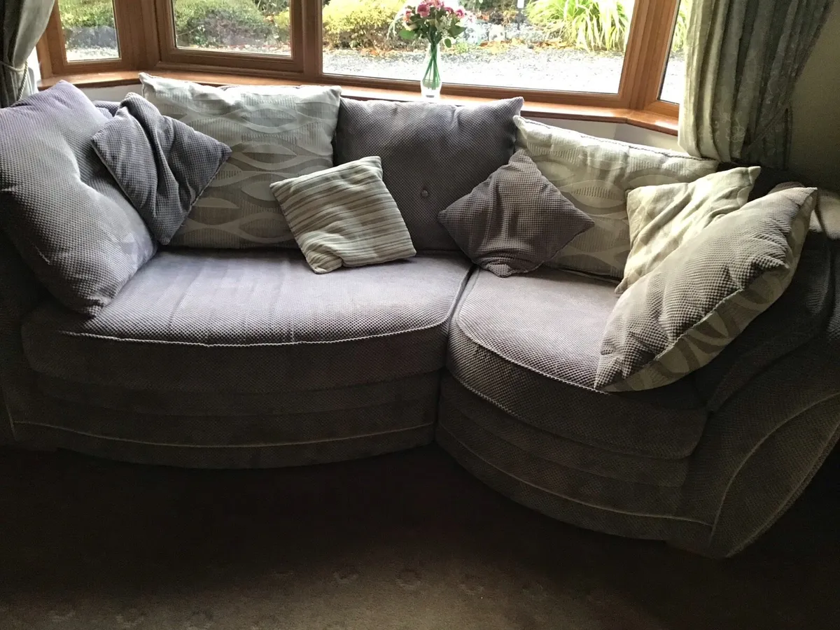 Curved 3-Seater Couch - Image 3