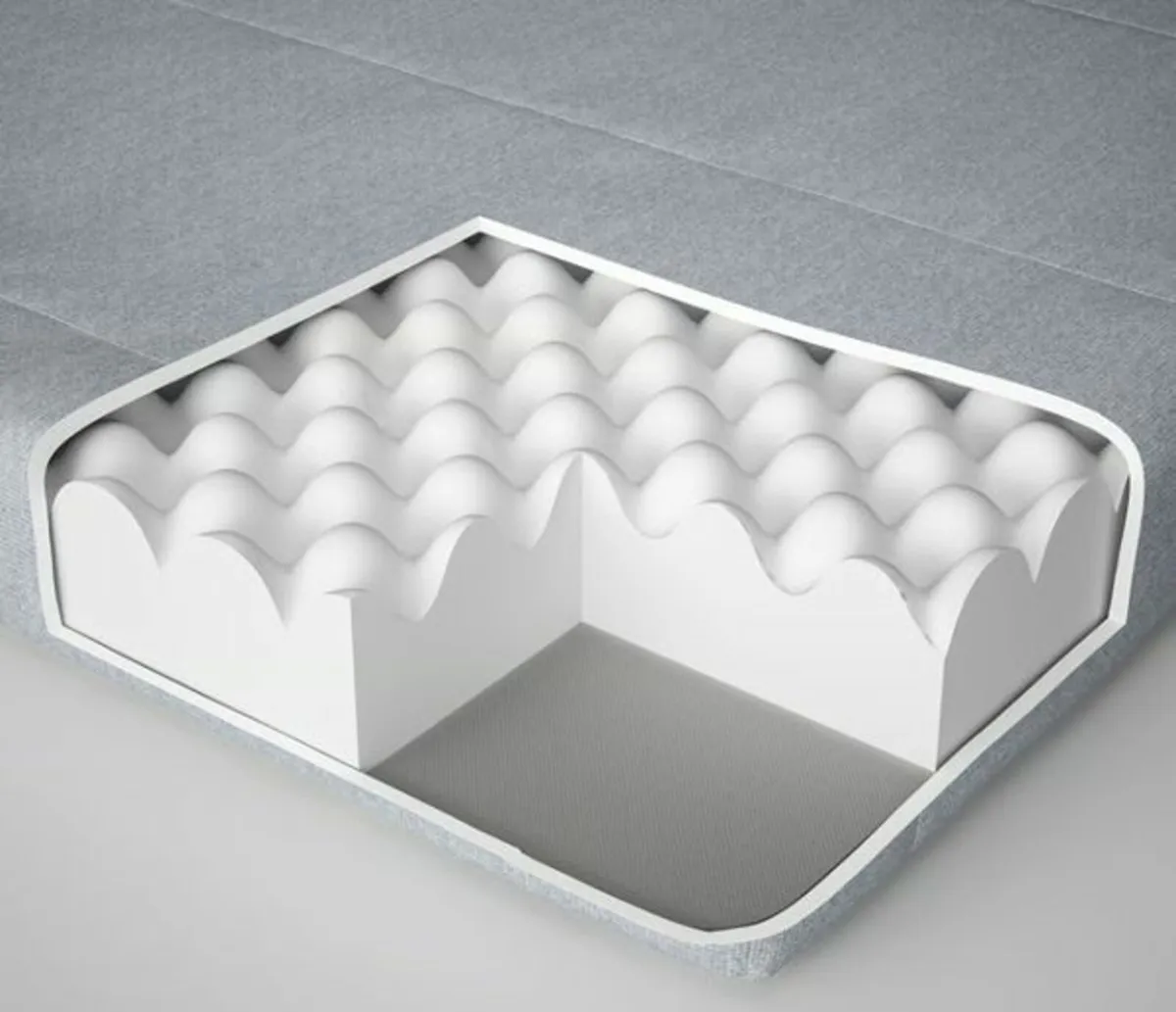 Almost New Single Foam Mattress - Easy to Carry - Image 3