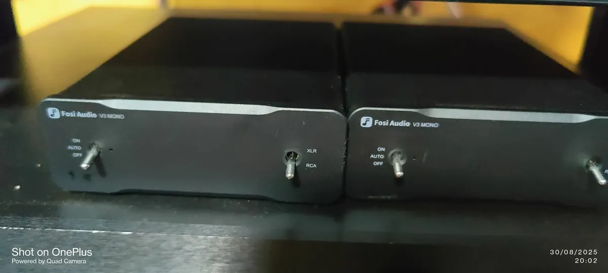 Fosi audio V3 mono power amplifiers