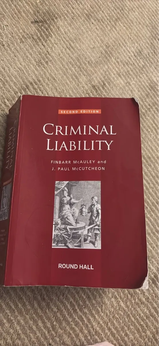 Criminal Liability Paul McCutcheon - Image 1