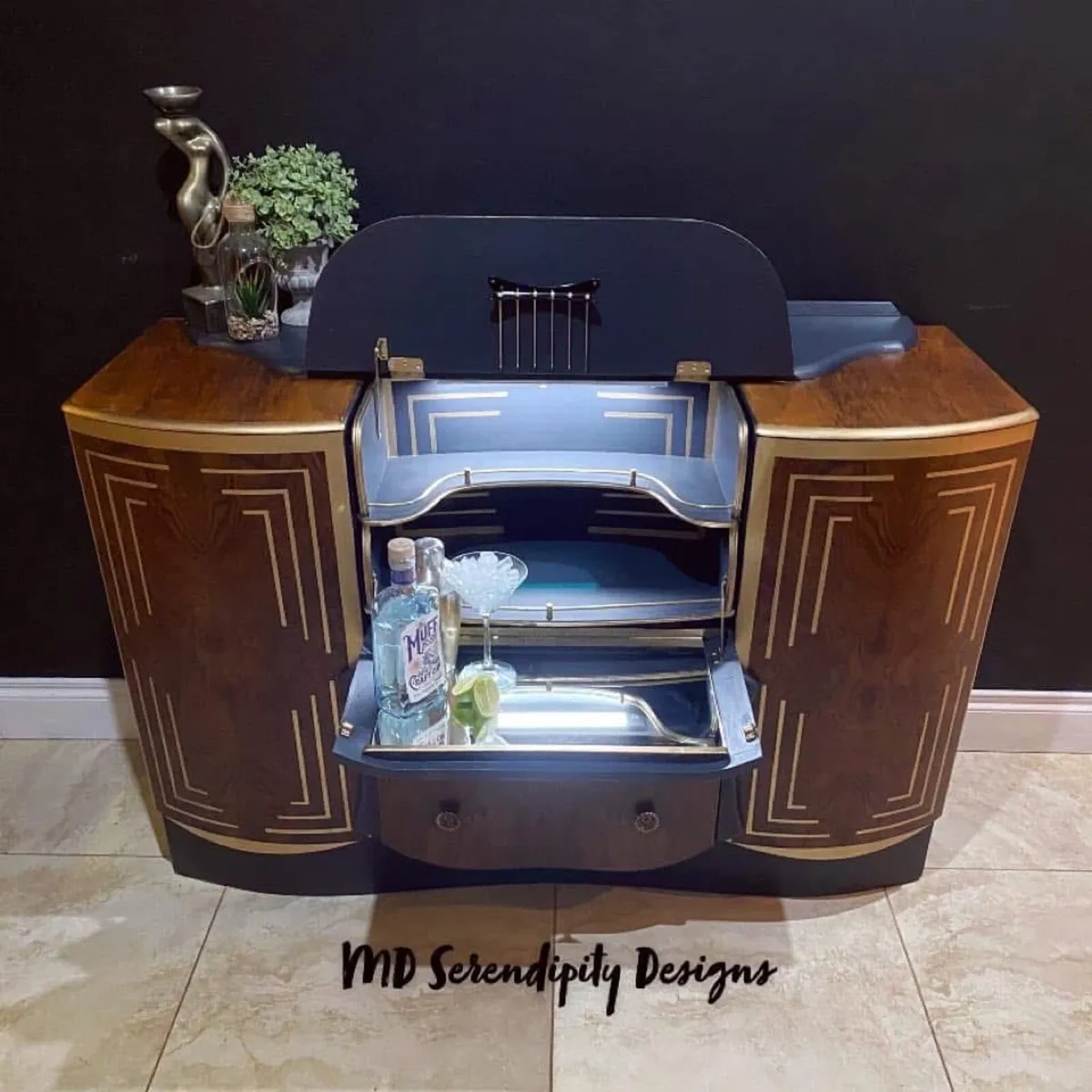 1950’s Stonehill Cocktail Cabinet - Image 2