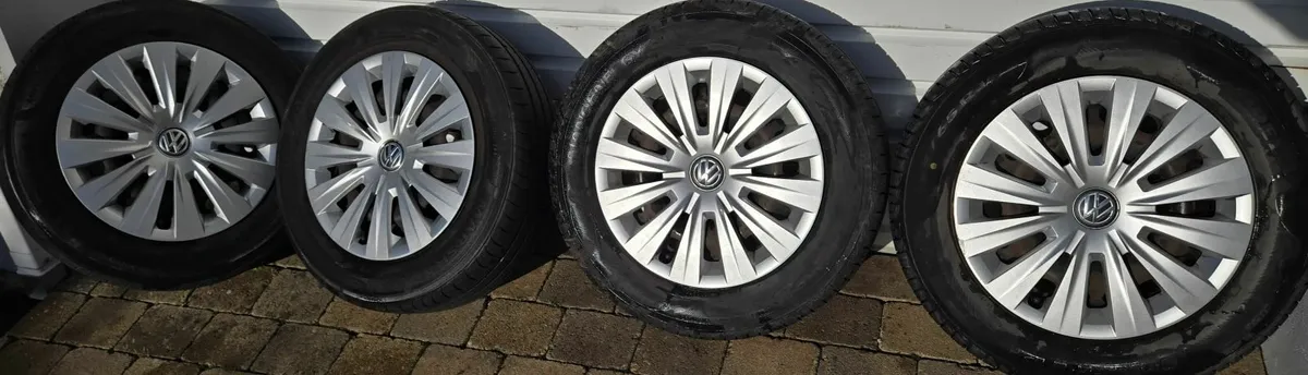 VW Golf wheels + good tyres - Image 1