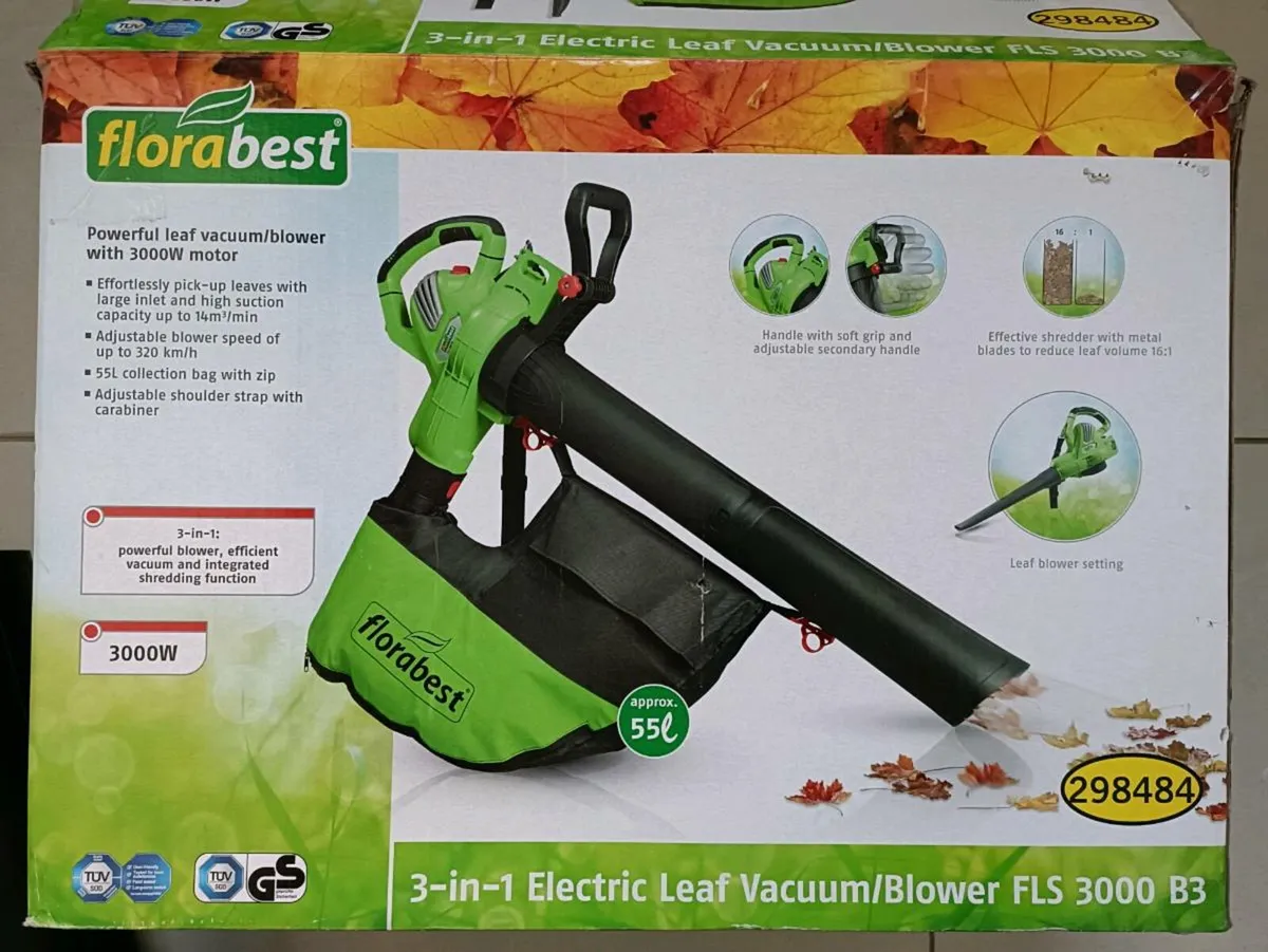 Electric Leaf Blower/ Vacuum/Shredder 3-in-1 - Image 1