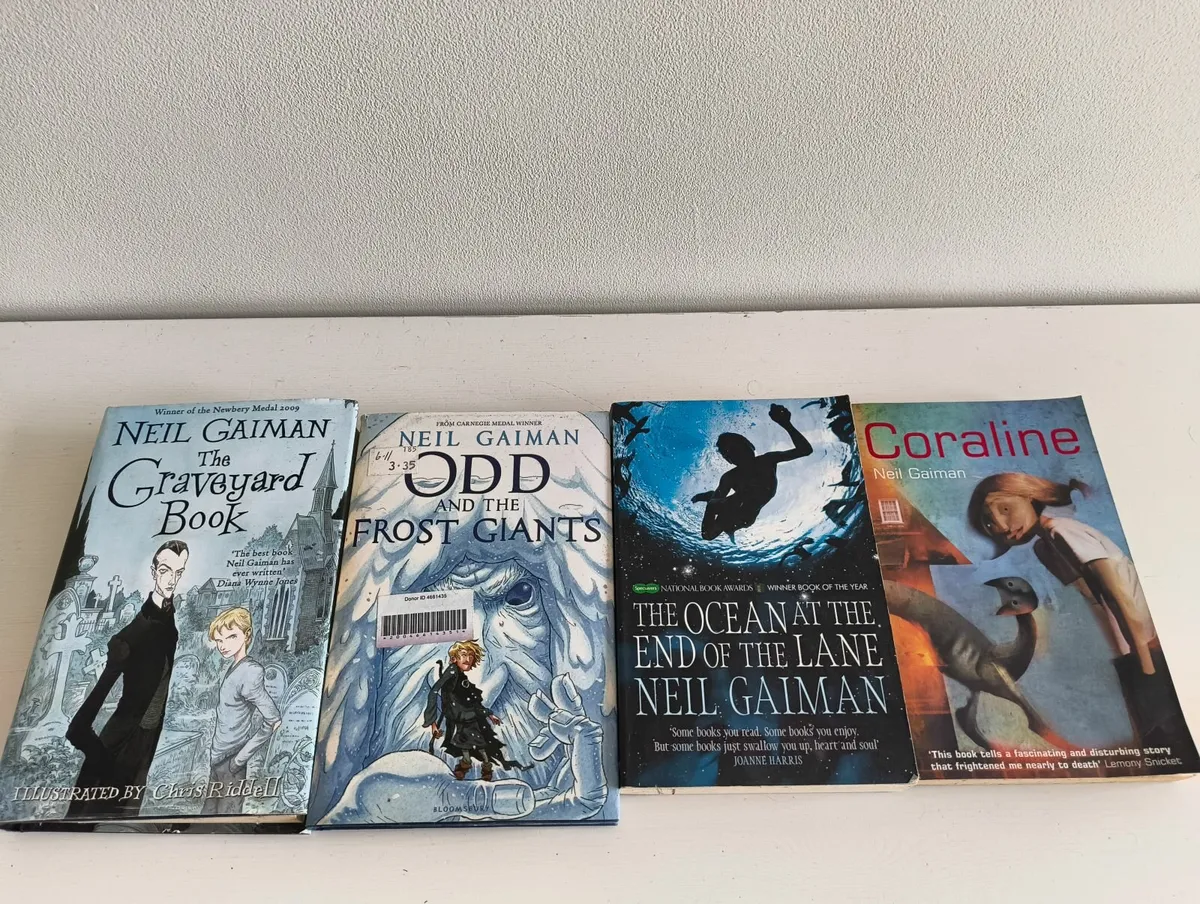 4 Neil Gaiman books