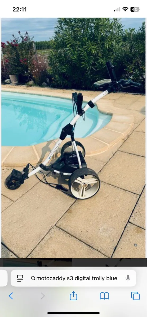 Golf trolly electric