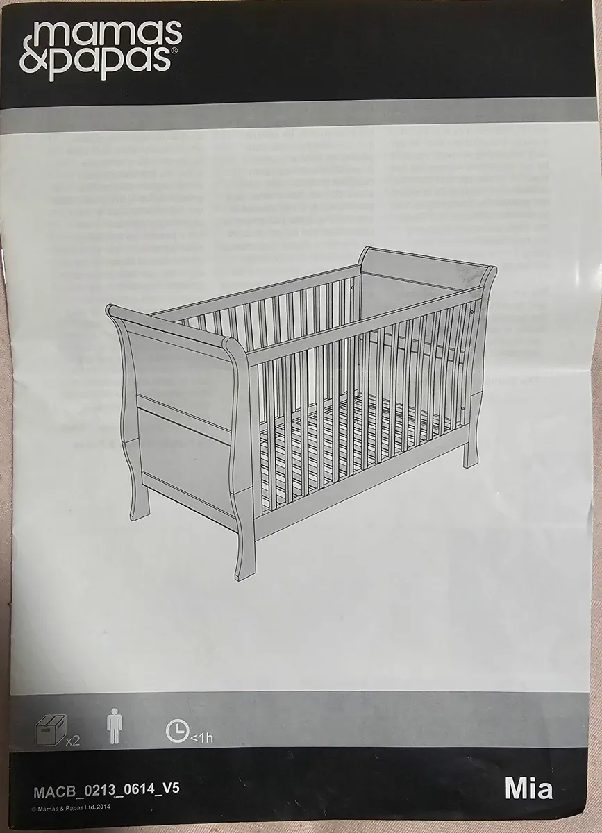 Mama & Papas Baby Cot - Image 3