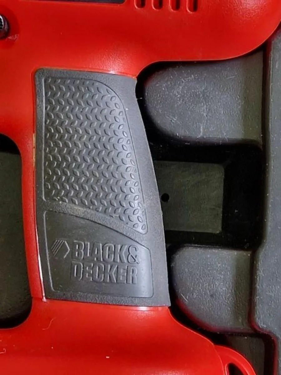 BLACK & DECKER DRILL plus 18V CHARGER Carry Case - Image 3