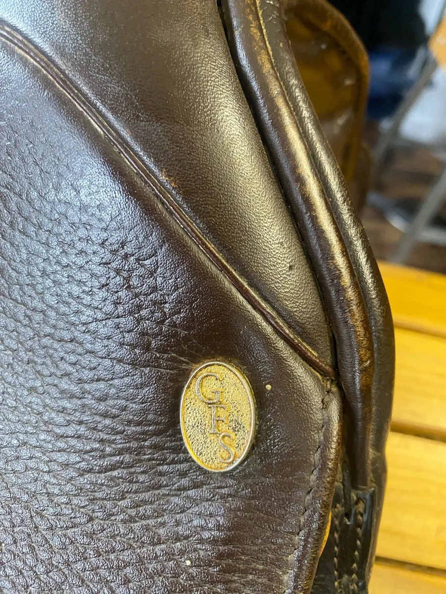 GFS 18” brown Leather saddle - Image 4