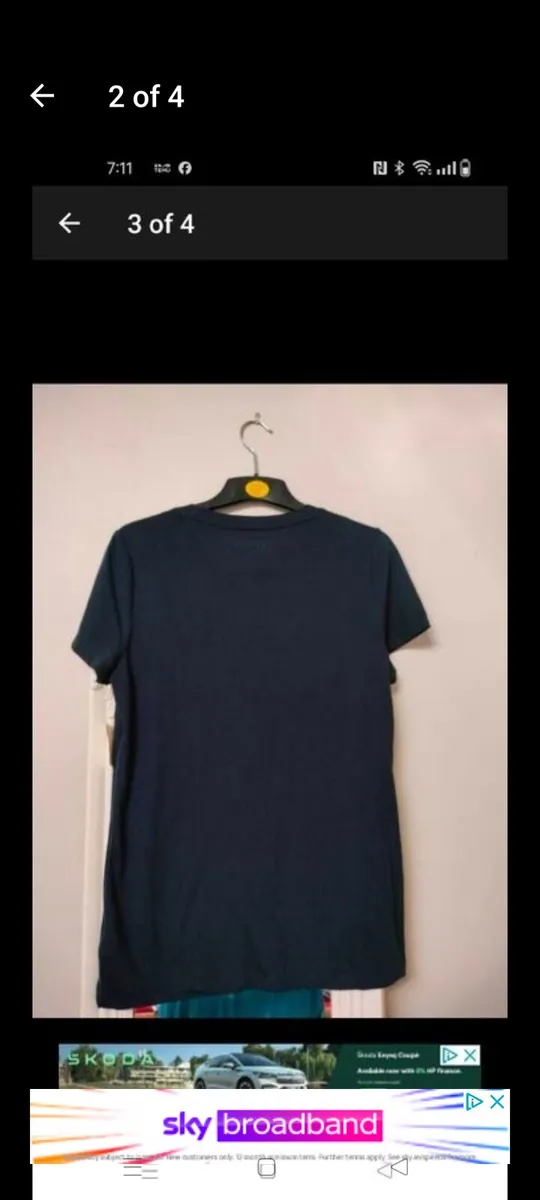 Men's AERO navy t. Shirt new with tags size - Image 2