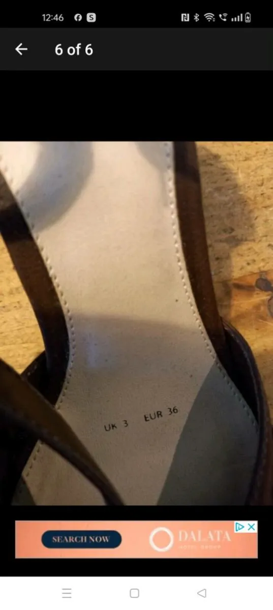 Ladies DEBENHAMS brown shoes, like new. - Image 3