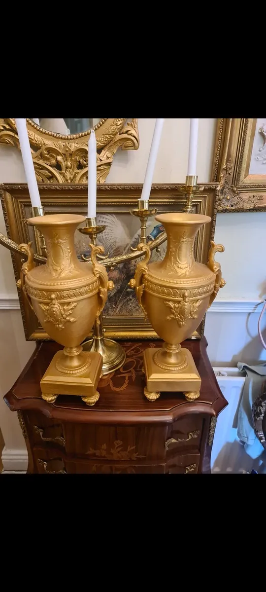 Large Art Deco urns - Image 2