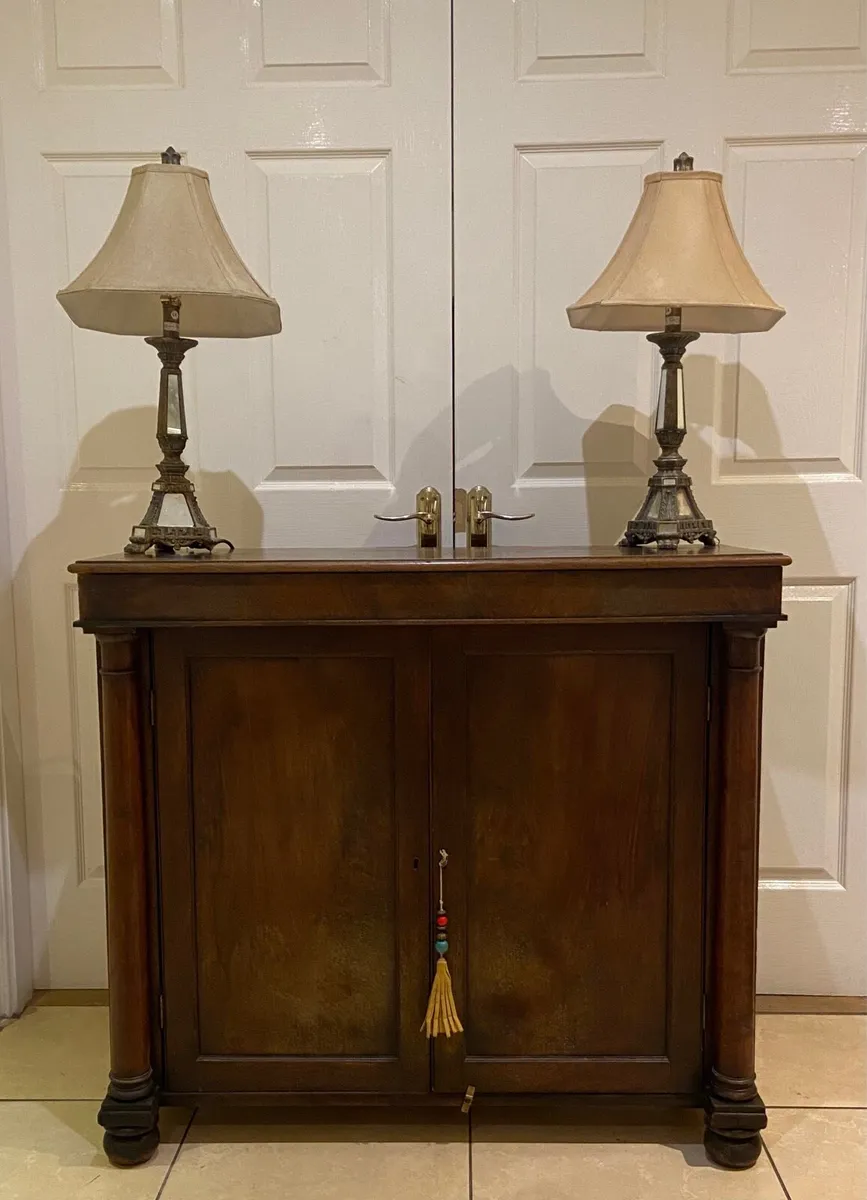 William IV two door chiffonier cupboard - Image 2