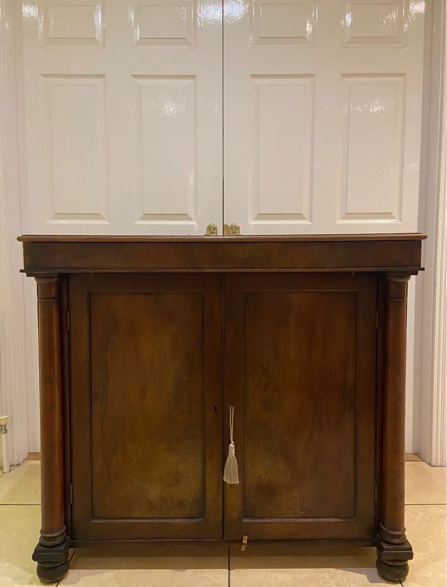 William IV two door chiffonier cupboard - Image 3