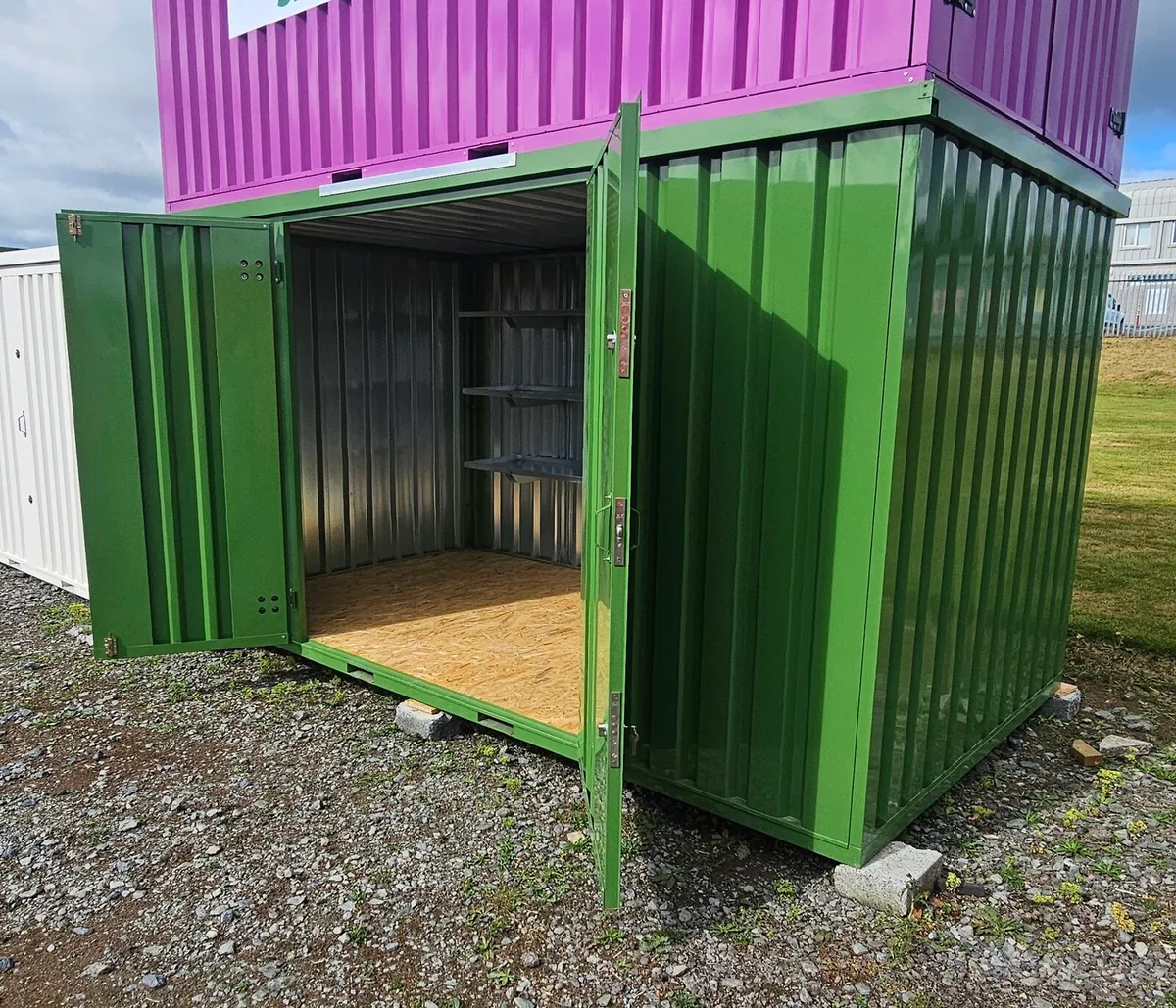7x13 ft ( 2x4 m) storage, steel CUBE shed,flatpack - Image 2