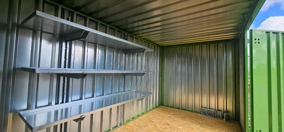 7x13 ft ( 2x4 m) storage, steel CUBE shed,flatpack - Image 3