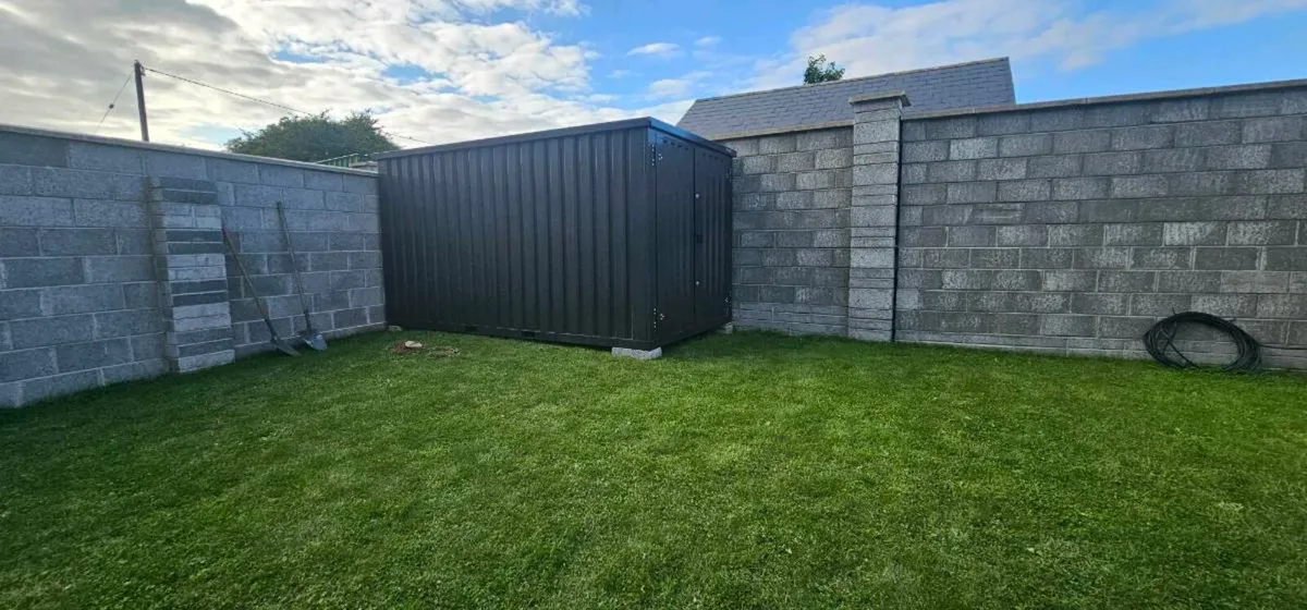 7x13 ft ( 2x4 m) storage, steel CUBE shed,flatpack - Image 4