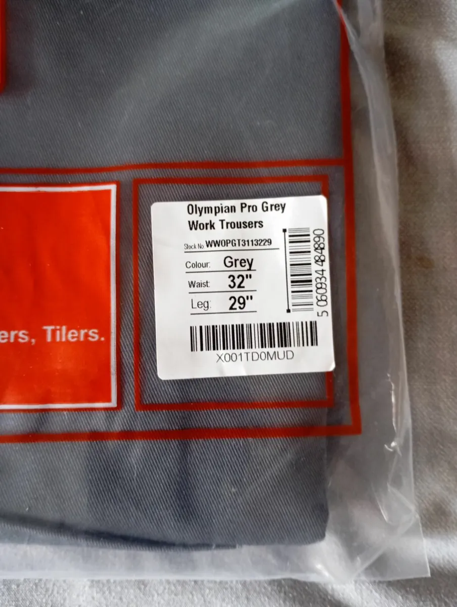 Men's Work Trousers 32/29 (New) - Image 3