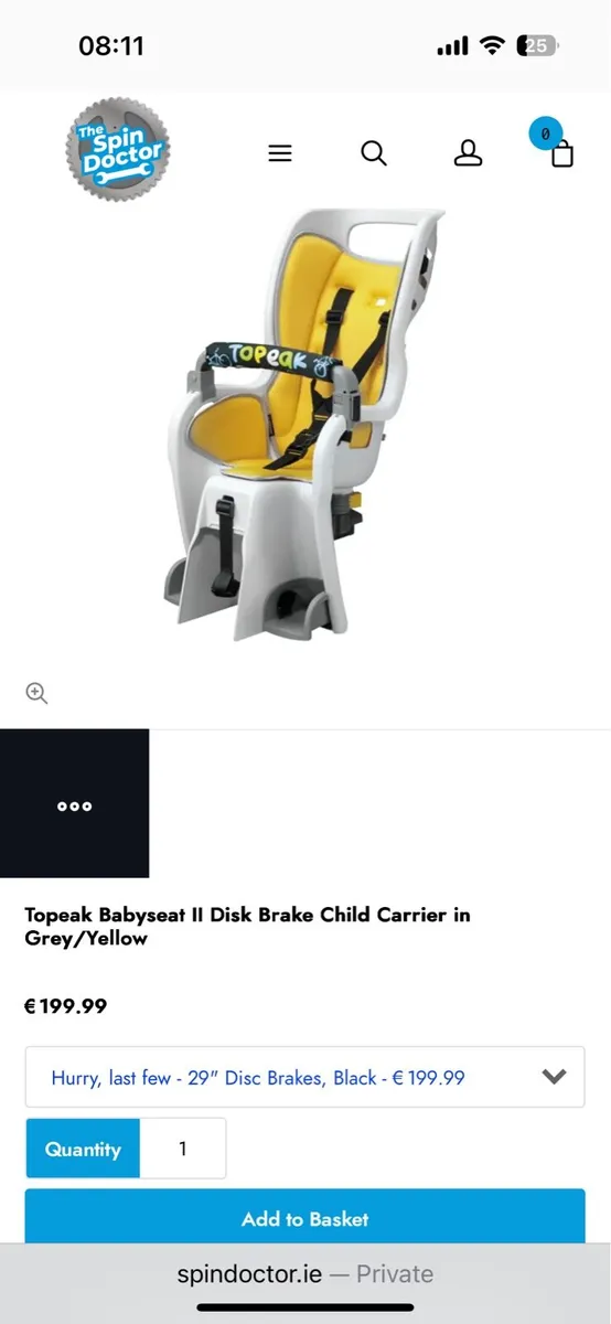 Bike carrier child top peak - Image 1