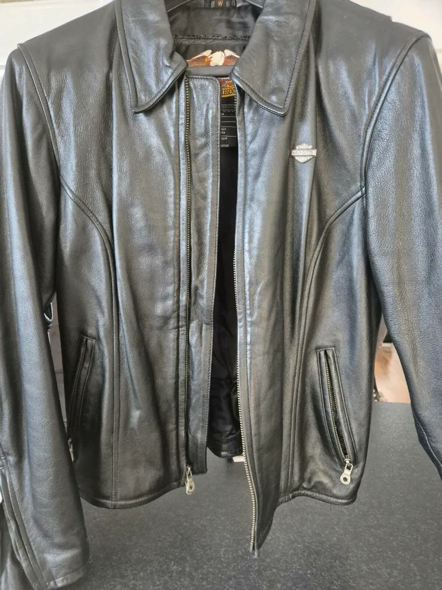 Ladies Harley Davidson Leather Jacket - Image 2