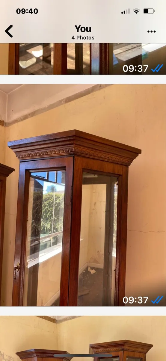 Mirrored backed Display Cabinets - Image 4