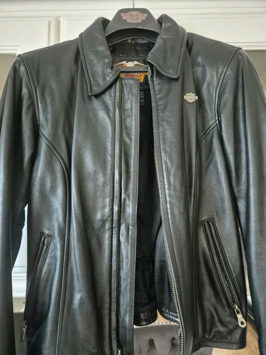 Ladies Harley Davidson Leather Jacket - Image 1