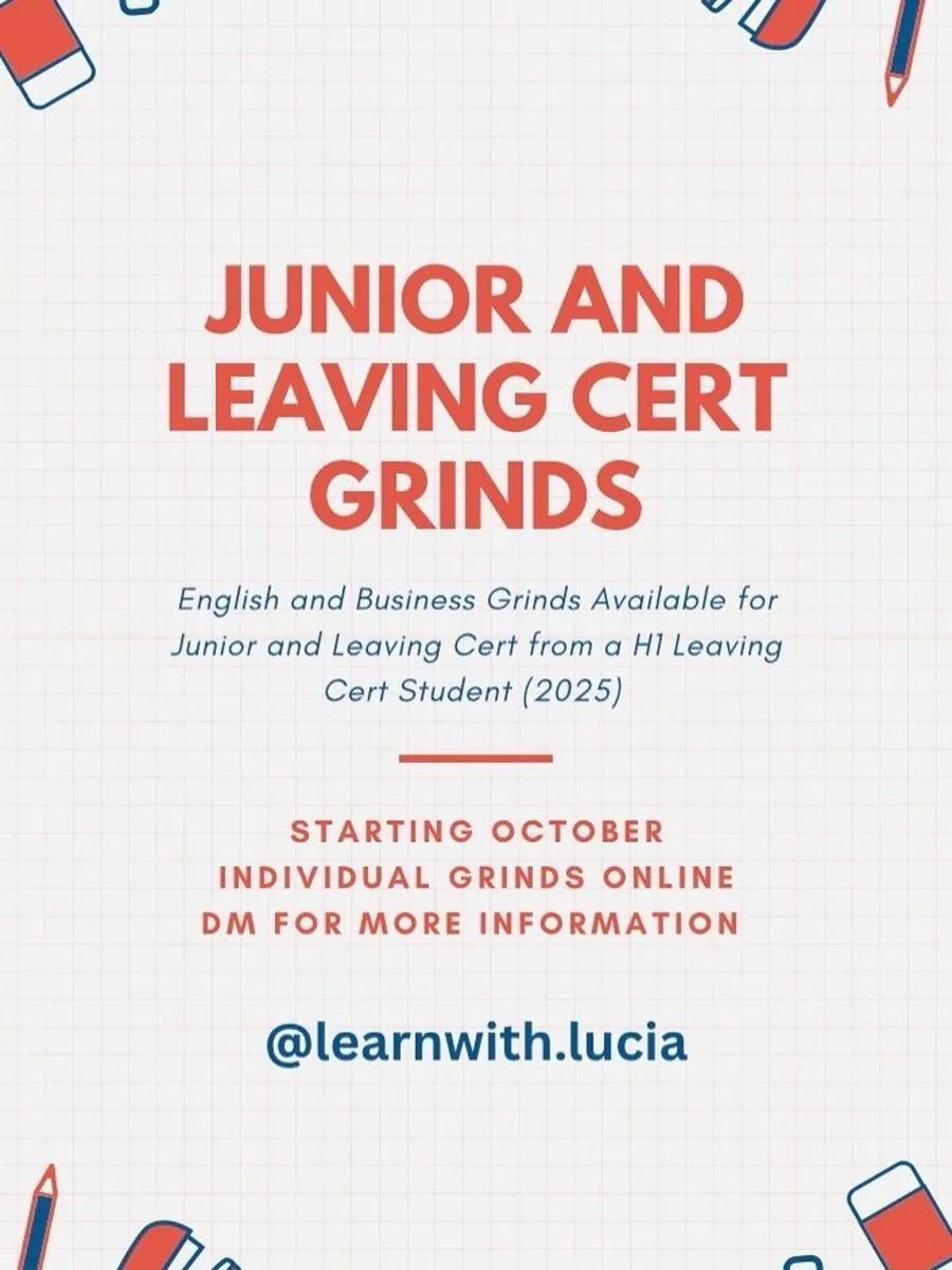 English and Business Grinds - Image 1
