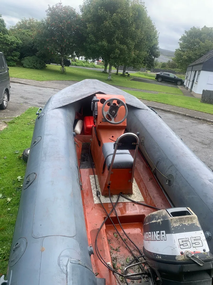 55hp rib and trailer - Image 1