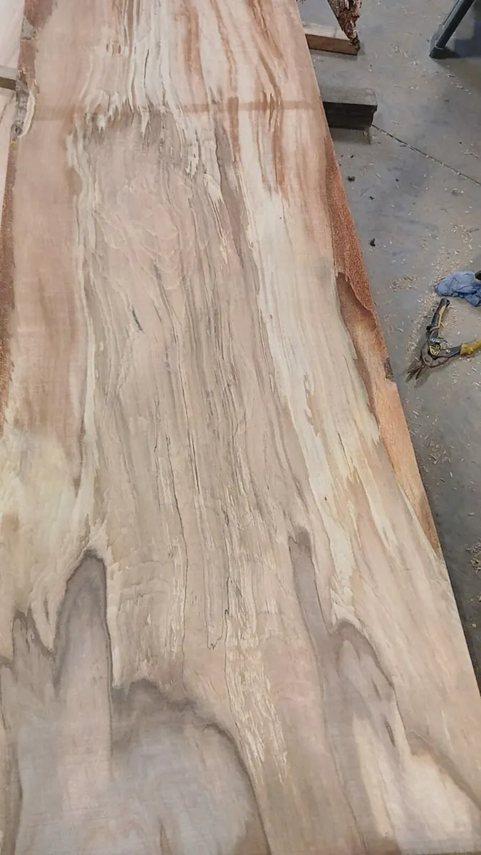 Live edge beach  slabs table top - Image 1