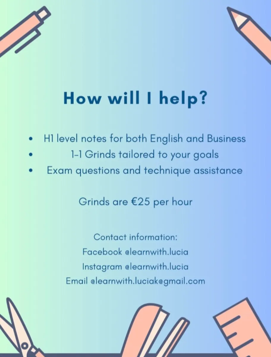 English and Business Grinds - Image 2