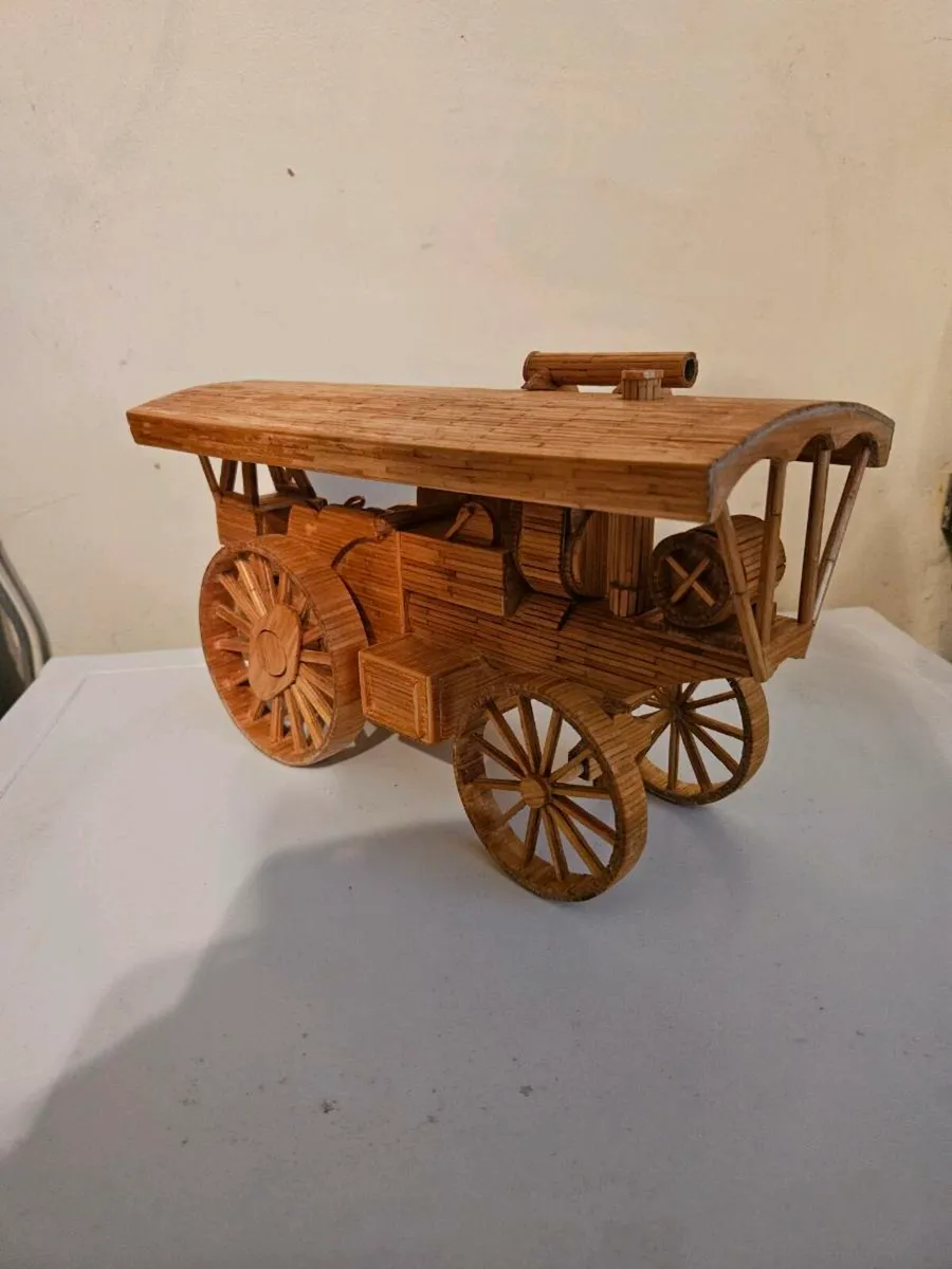 Corgi Hand made Wooden Kit Steam Traction Engine - Image 1