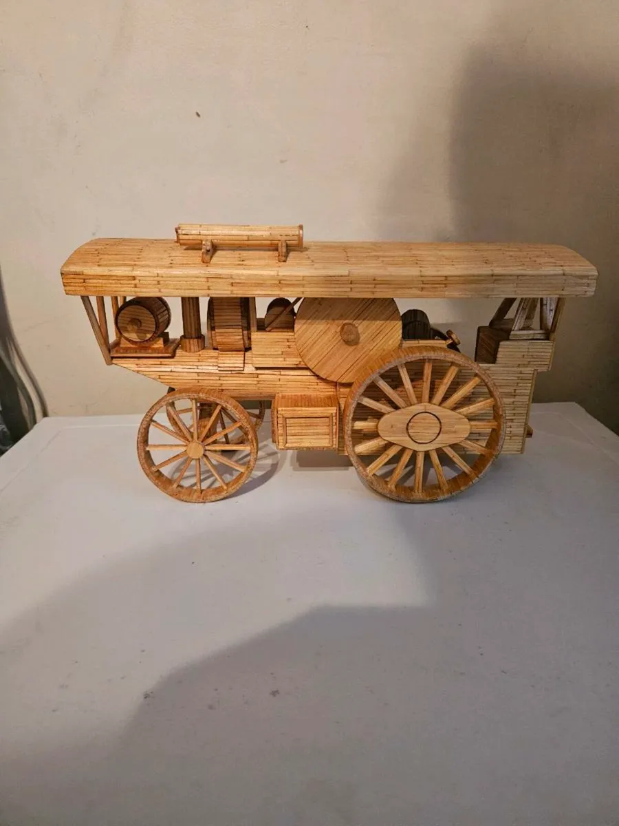 Corgi Hand made Wooden Kit Steam Traction Engine - Image 3
