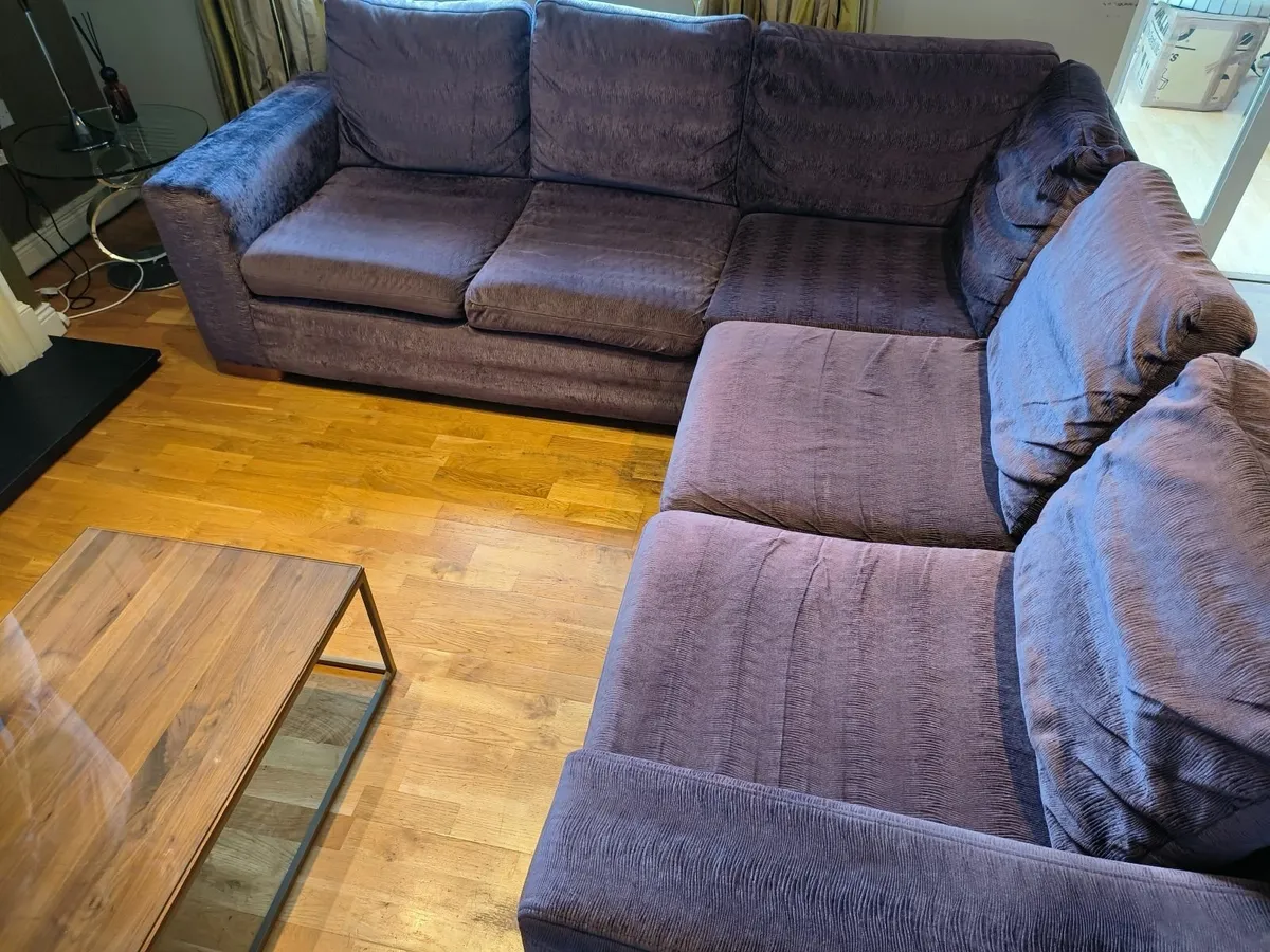 L shaped couch sofa. 253cm x 260cm. - Image 3