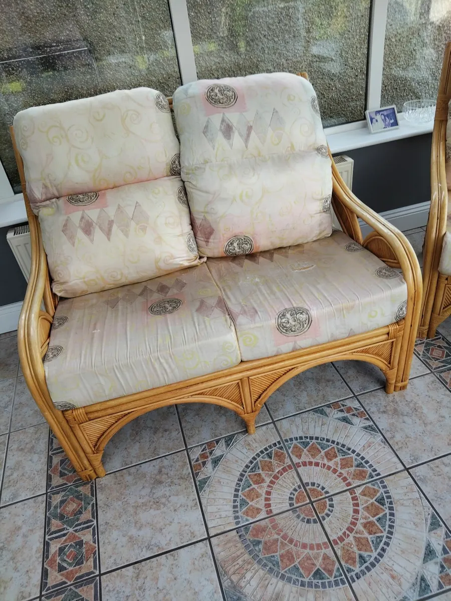 Sunroom wicker set - Image 1